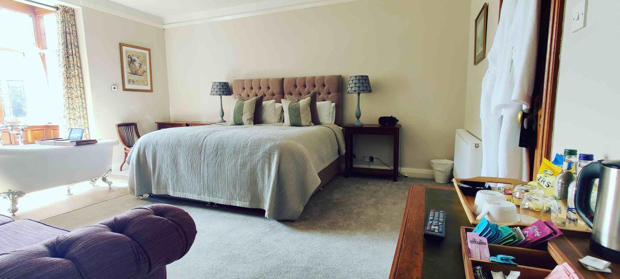 פורלוק Luxury Bed And Breakfast At Bossington Hall In Exmoor, Somerset חדר תמונה